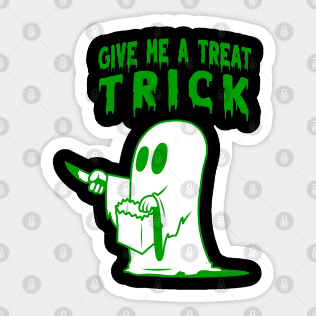 TREATS - Green Sticker by Anrego